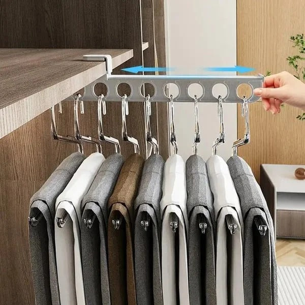 Asta salvaspazio per guardaroba per riporre pantaloni estensibili | elesira