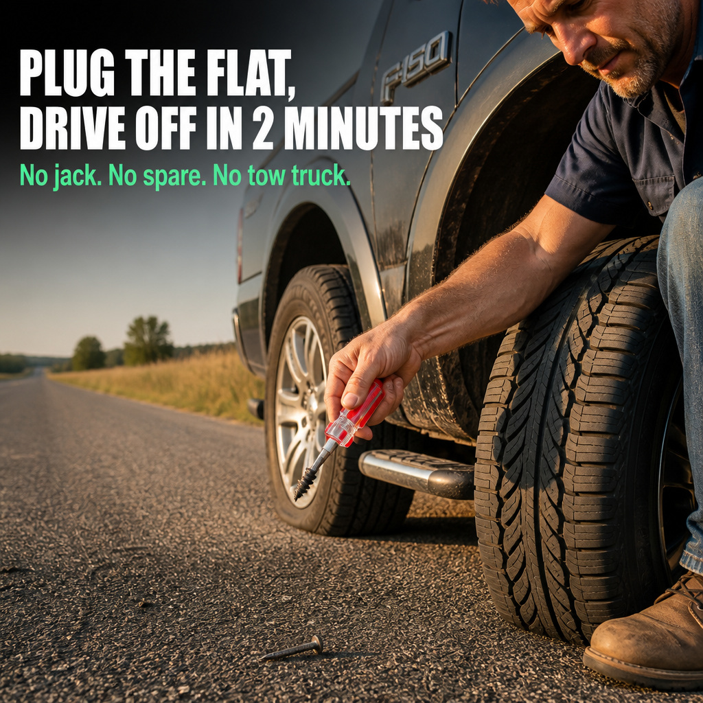 SlipMate | Insert Any Flat in 60 Seconds Without Taking Off the Tire | elesira