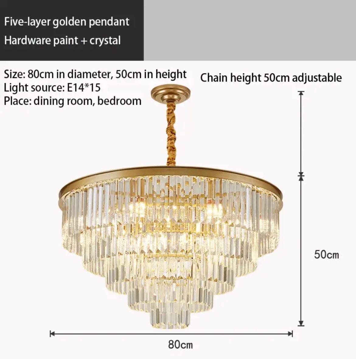 Quantum Ring Chandelier | elesira