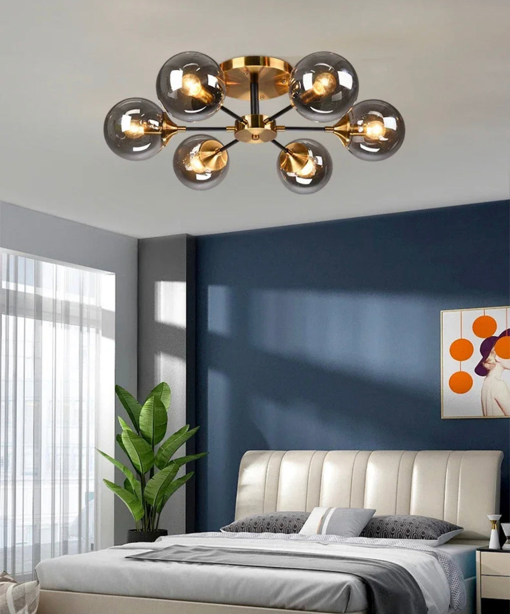 Jade Glass Ball Chandelier | elesira