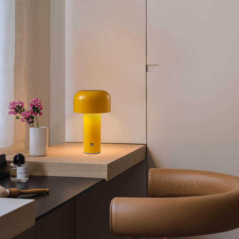 Trådløs, dimbar LED-bordlampe med batteri LeonieDeko - moderne stil - stue - leselampe - nattbordslampe | elesira