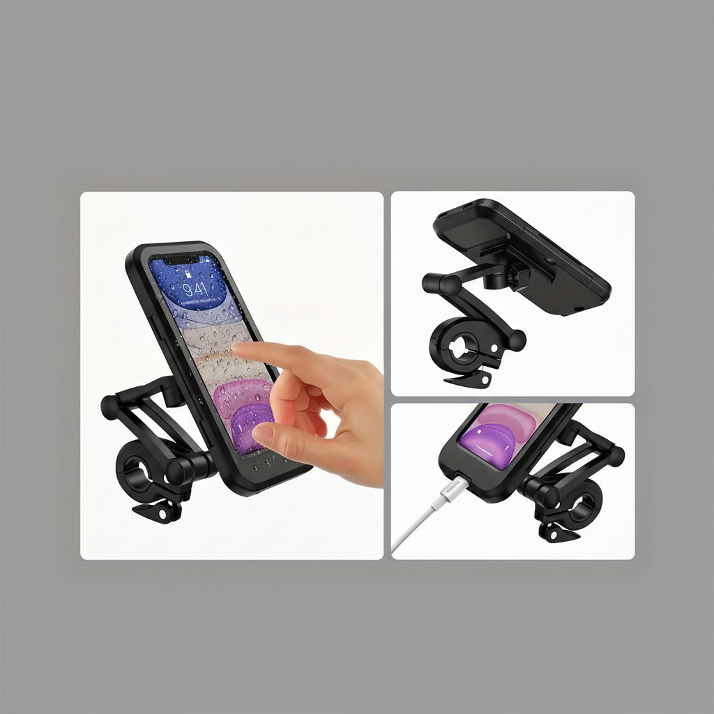 SmartGrip - Adjustable Magnetic Phone Holder for Bikes & E-Bikes | elesira