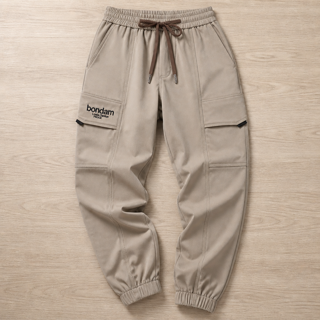 VitaLuxe – Pantaloni cargo jogger confortabili, cu talie ajustabilă cu șnur | elesira