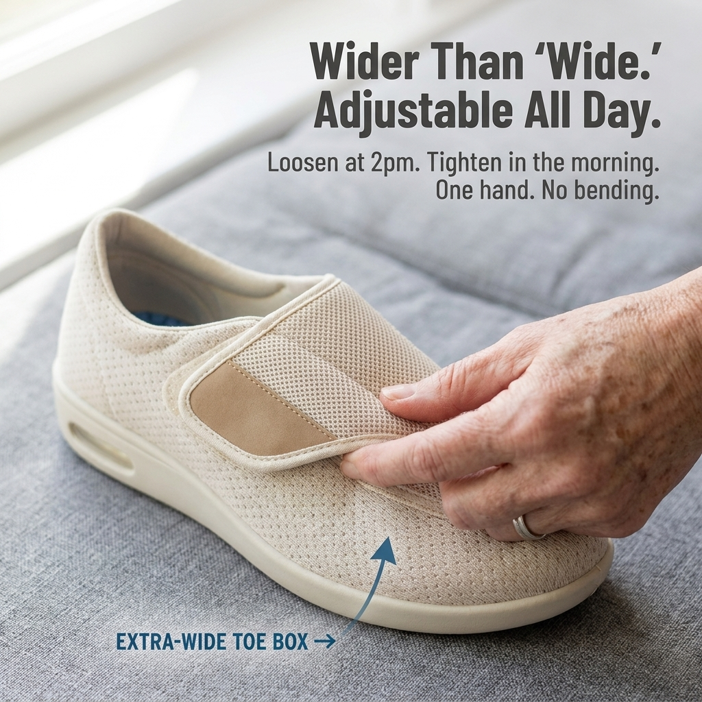 VersaStride | Stroll Comfortably On Swollen, Sensitive, Difficult-To-Fit Feet All Day | elesira
