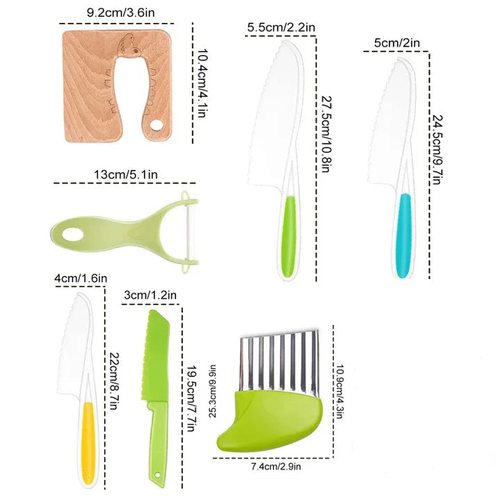 SliceJoy | Accendi la fiducia del tuo bambino con un divertimento in cucina sicuro e senza paura | elesira