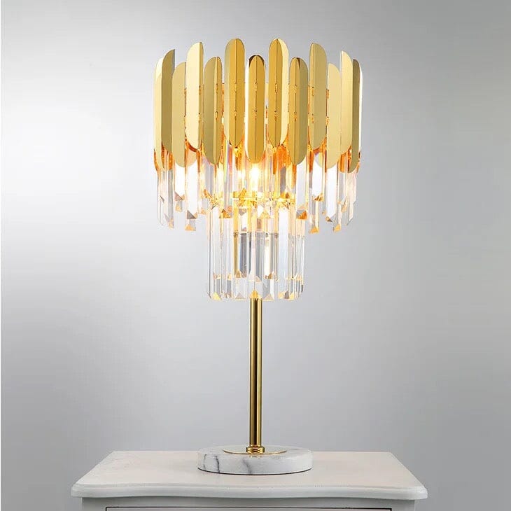 Křišťálová podlahová a stolní lampa Ivy | elesira