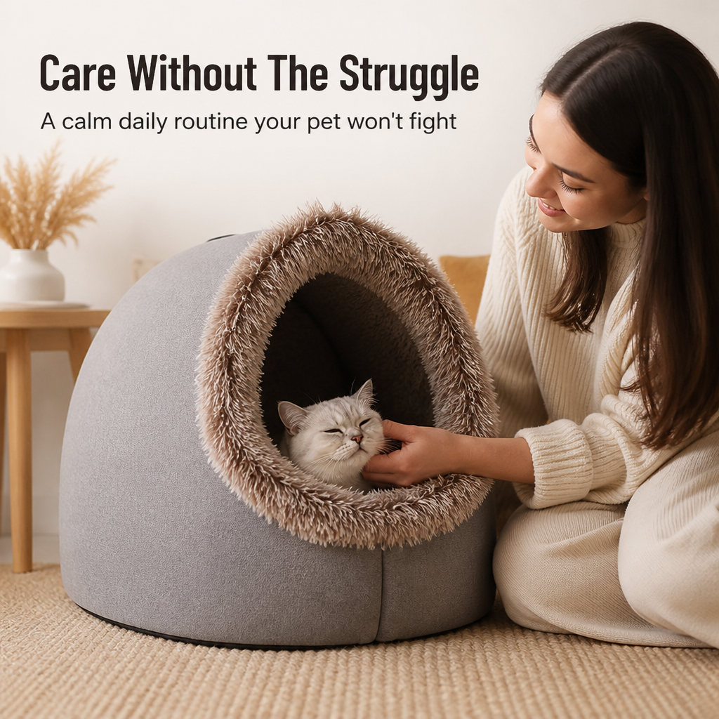 SnuggleNest - Le refuge douillet de votre animal qui chasse le froid de l'hiver | elesira