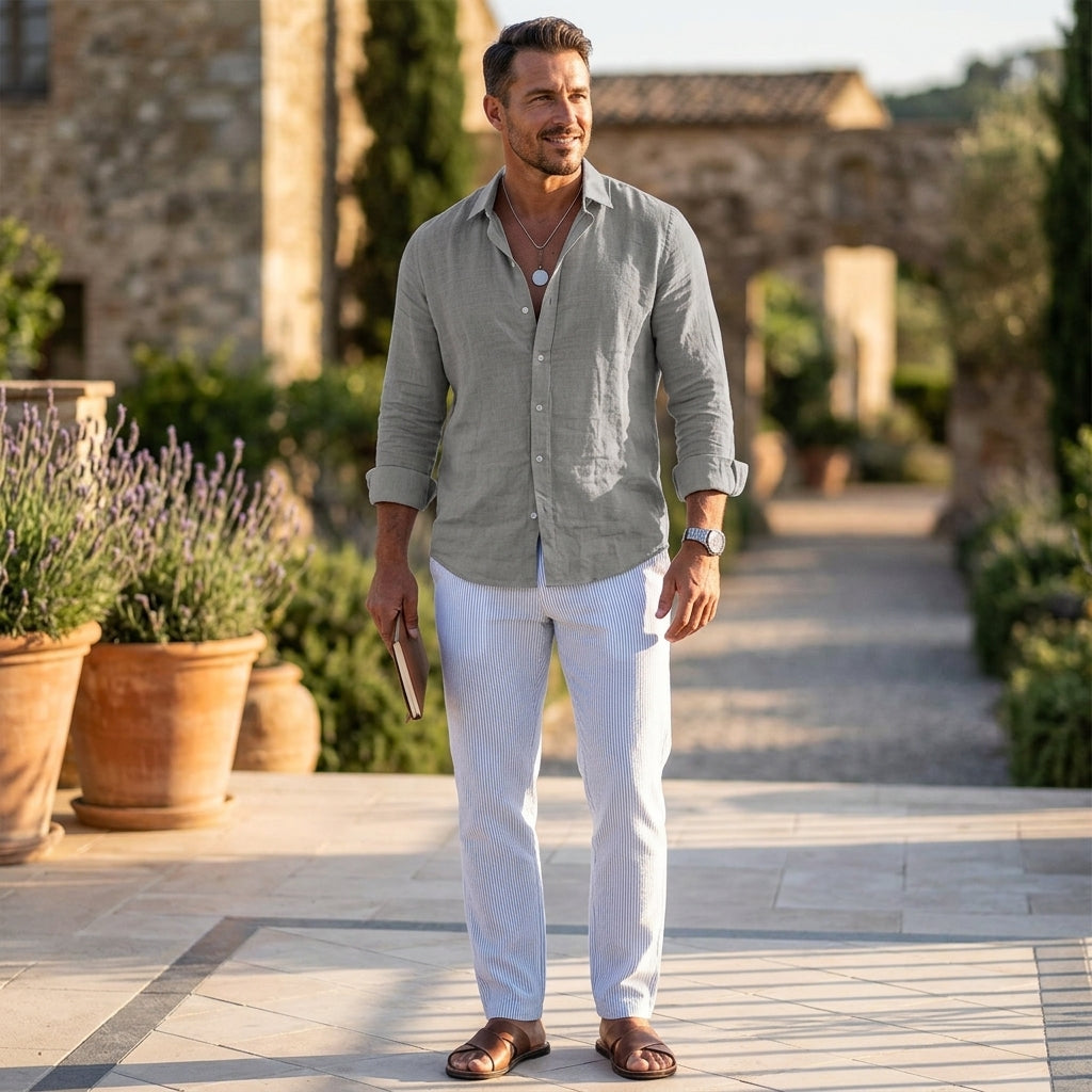 Chemise VenturoLux | Restez au frais, élégant et irrésistible toute la journée | elesira