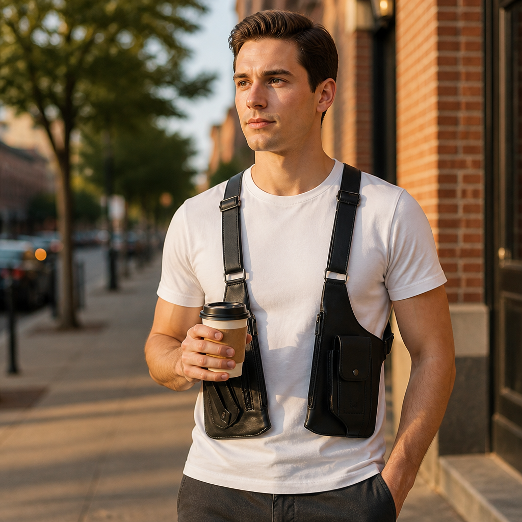 VeloGuard Body-Sling | Llévalo con audacia gracias a una protección invisible e impenetrable | elesira
