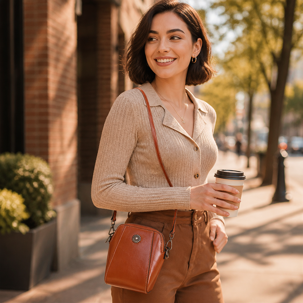 Bolso bandolera VeroLuxe | Disfruta cada día de libertad y estilo sin esfuerzo con un diseño ligero | elesira