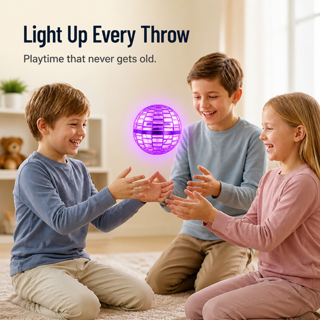 SkyFlare | Ignite Every Toss with Jaw-Dropping Lights and Effortless Flight | elesira