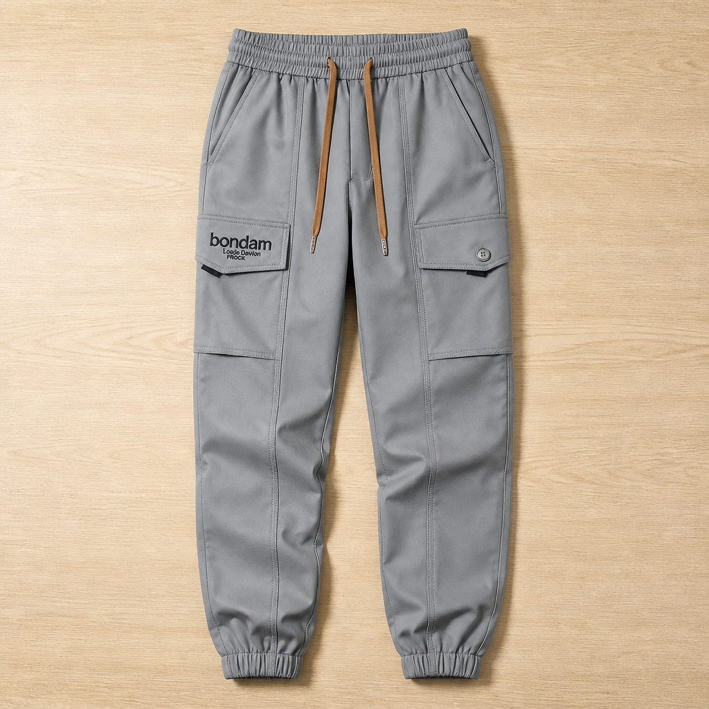 VitaLuxe – Pantaloni cargo jogger confortabili, cu talie ajustabilă cu șnur | elesira