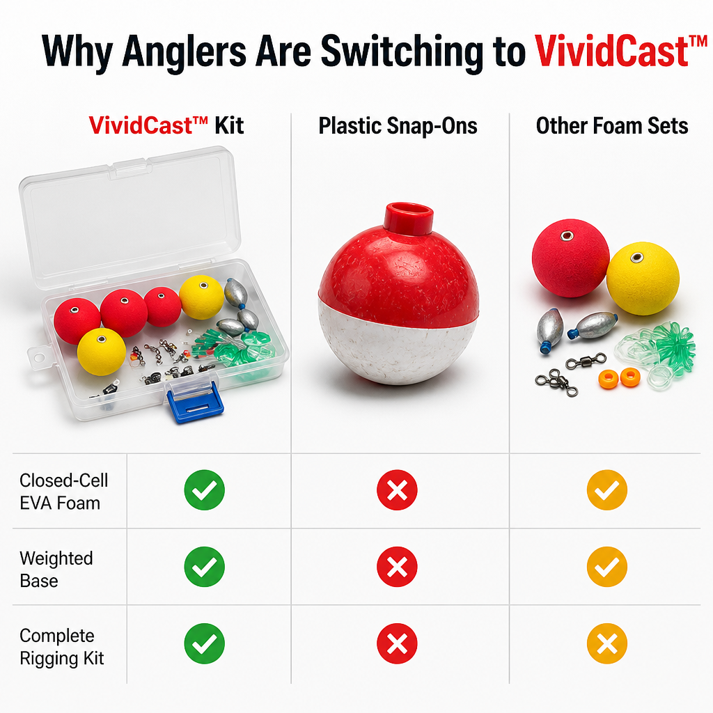 VividCast | Détectez chaque touche et attrapez plus de poissons, lancer après lancer | elesira