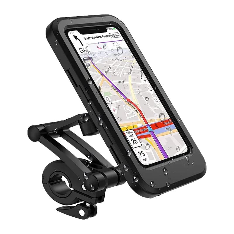 Wireless Charging Bicycle Phone Mount – Waterproof Design | elesira