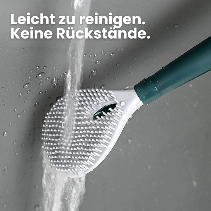 Wall-Mounted Toilet Brush with Integrated Spray Feature | elesira