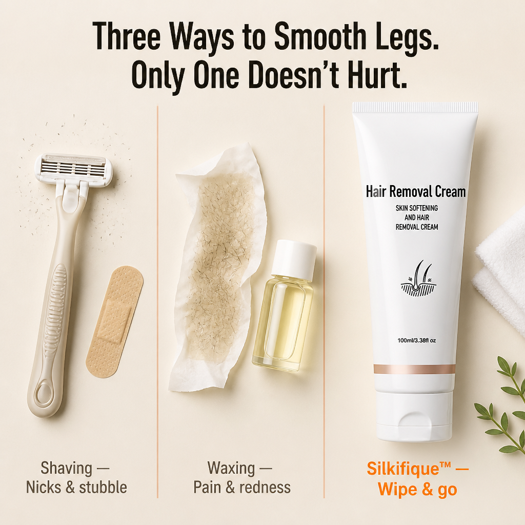 Silkifique | Melt Stubble Away in 10 Minutes Without Burns or That Drugstore Scent | elesira