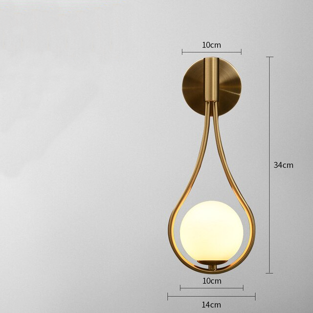 Clementine Nordic Modern Minimalist Wall Lamp | elesira