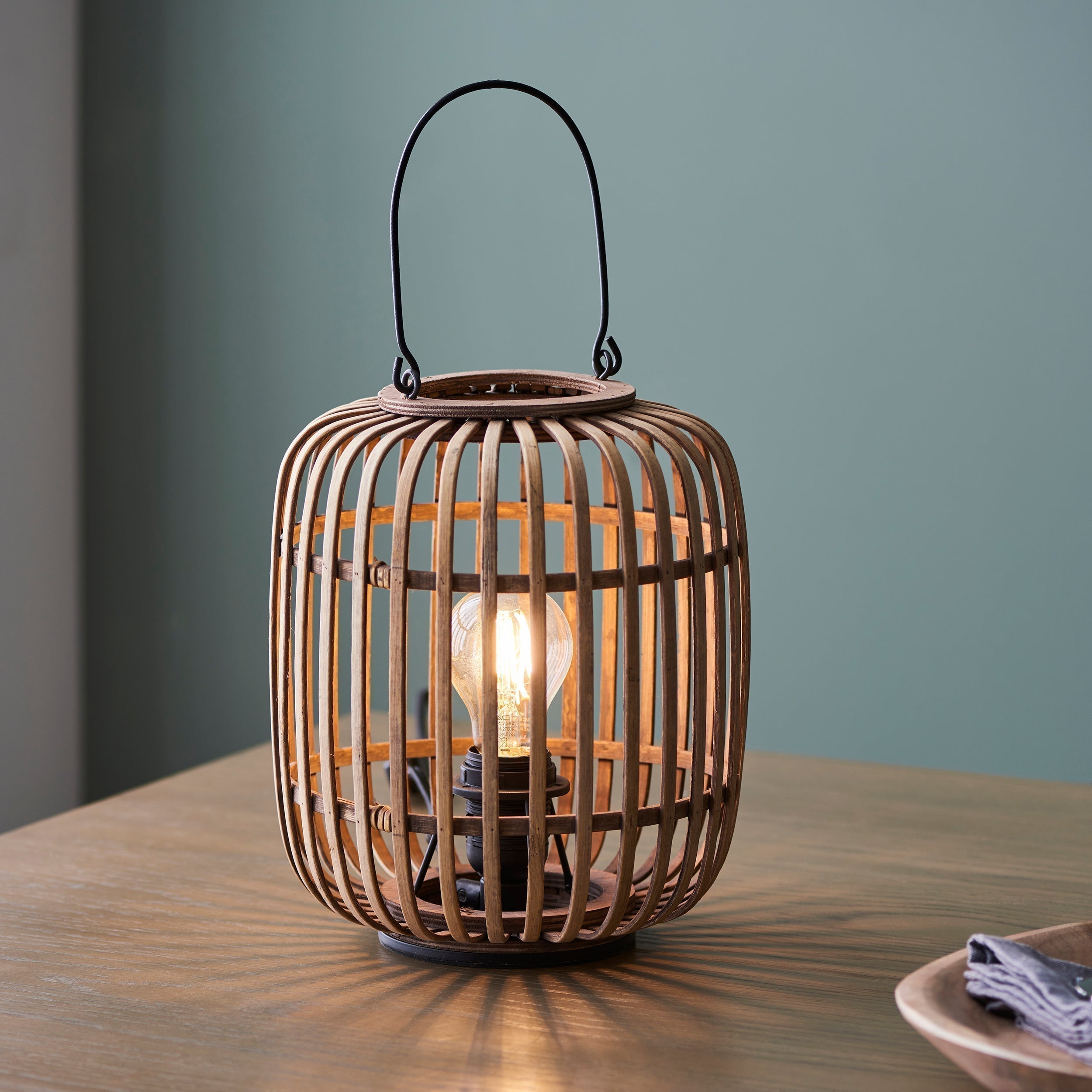 Mathias Bamboo Table Lamp | elesira