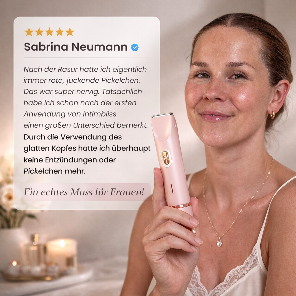 SilkSmooth Elektrischer Damenrasierer - Sanfte Haarentfernung | elesira