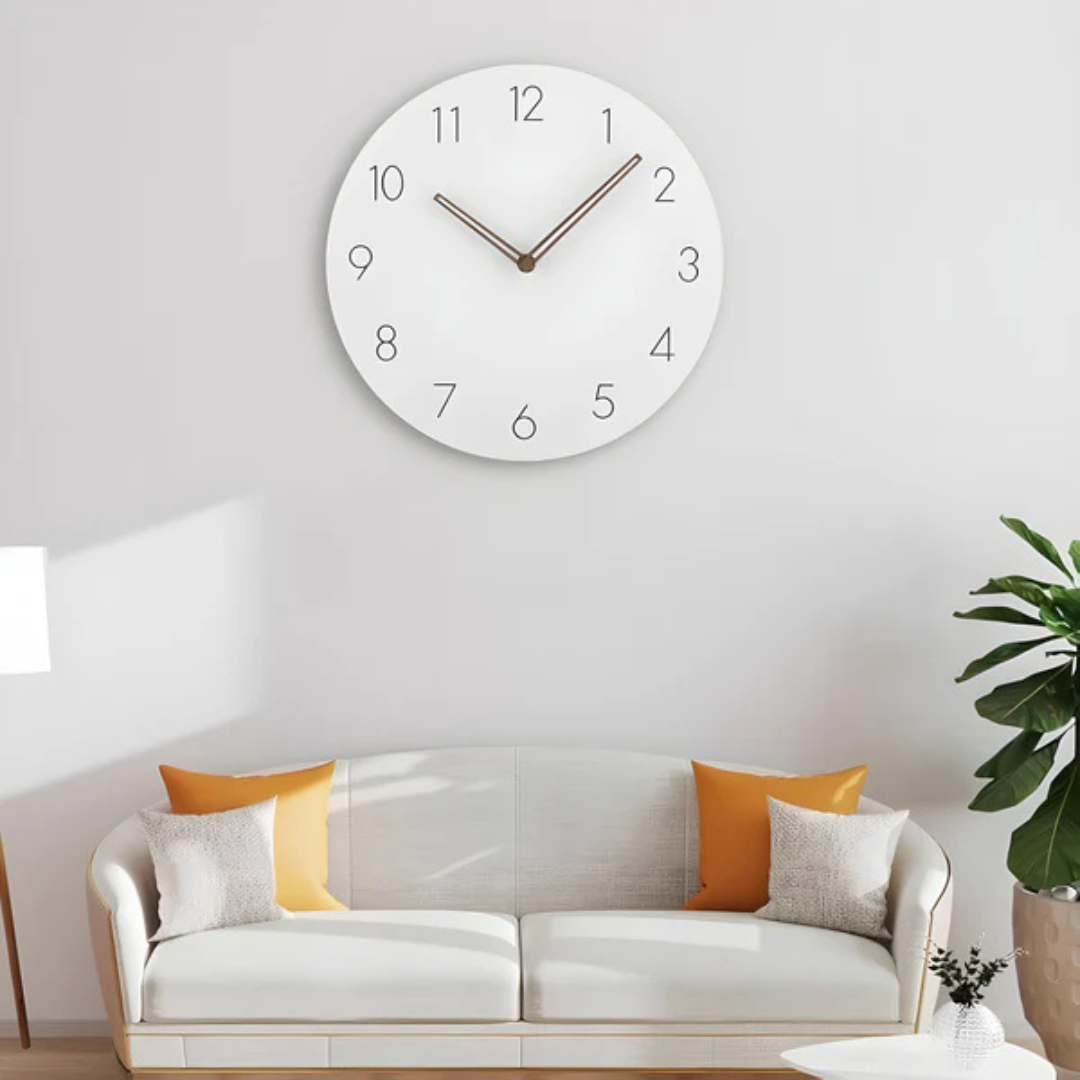 Sleek Timeless Wood Clock for Modern Spaces | elesira