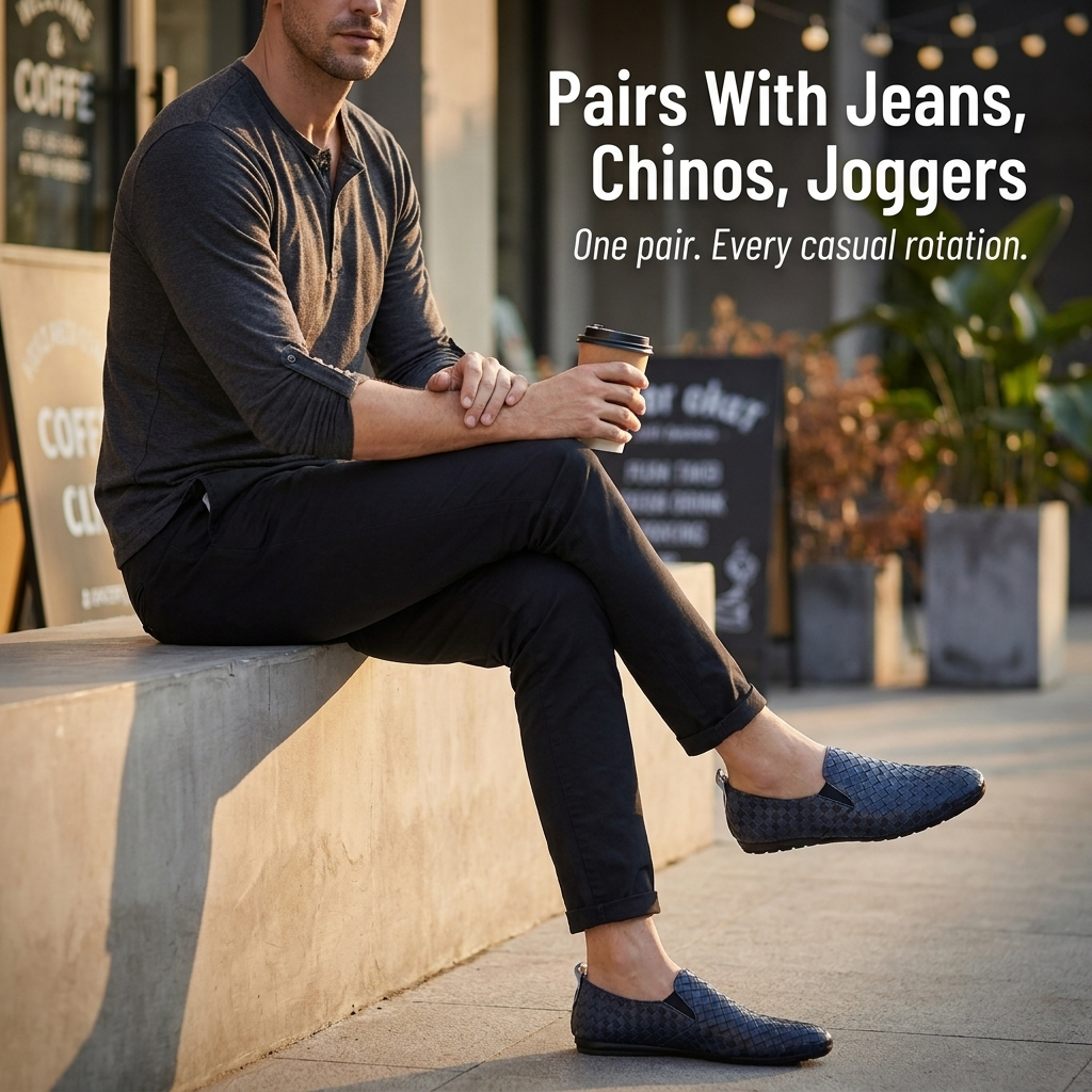 SlipStream | Glide Into Loafers That Match Jeans, Chinos & Joggers | elesira