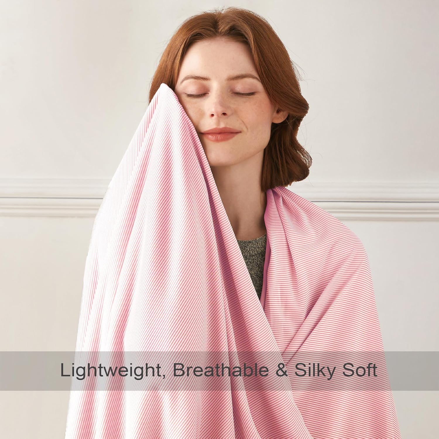 Cozy Comfort Cooling Blanket For Hot Sleepers With Breathable Fabric Light Summer Throw - Elesira