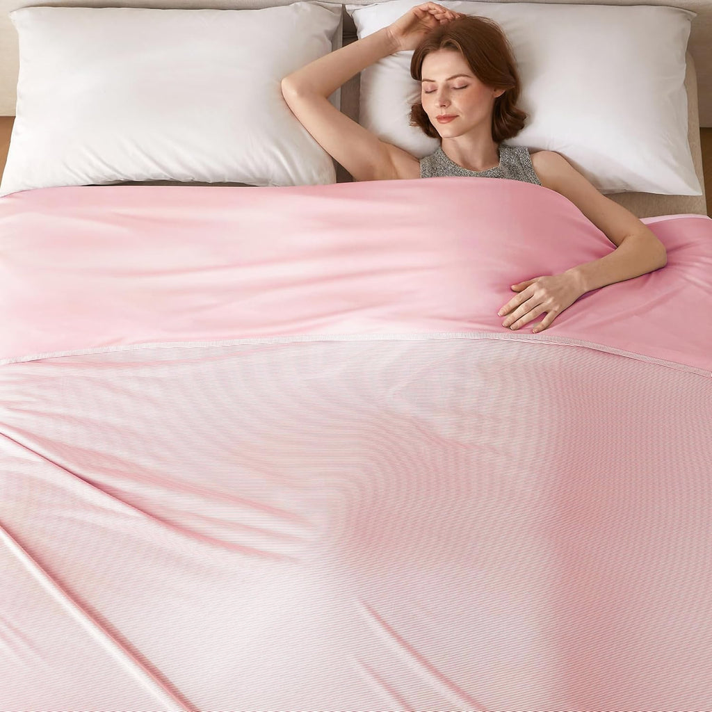 Cozy Comfort Cooling Blanket For Hot Sleepers With Breathable Fabric Light Summer Throw - Elesira