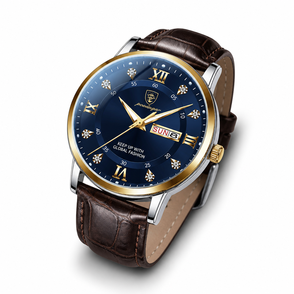 Waterproof Luminous Stainless Steel Men's Watch | elesira