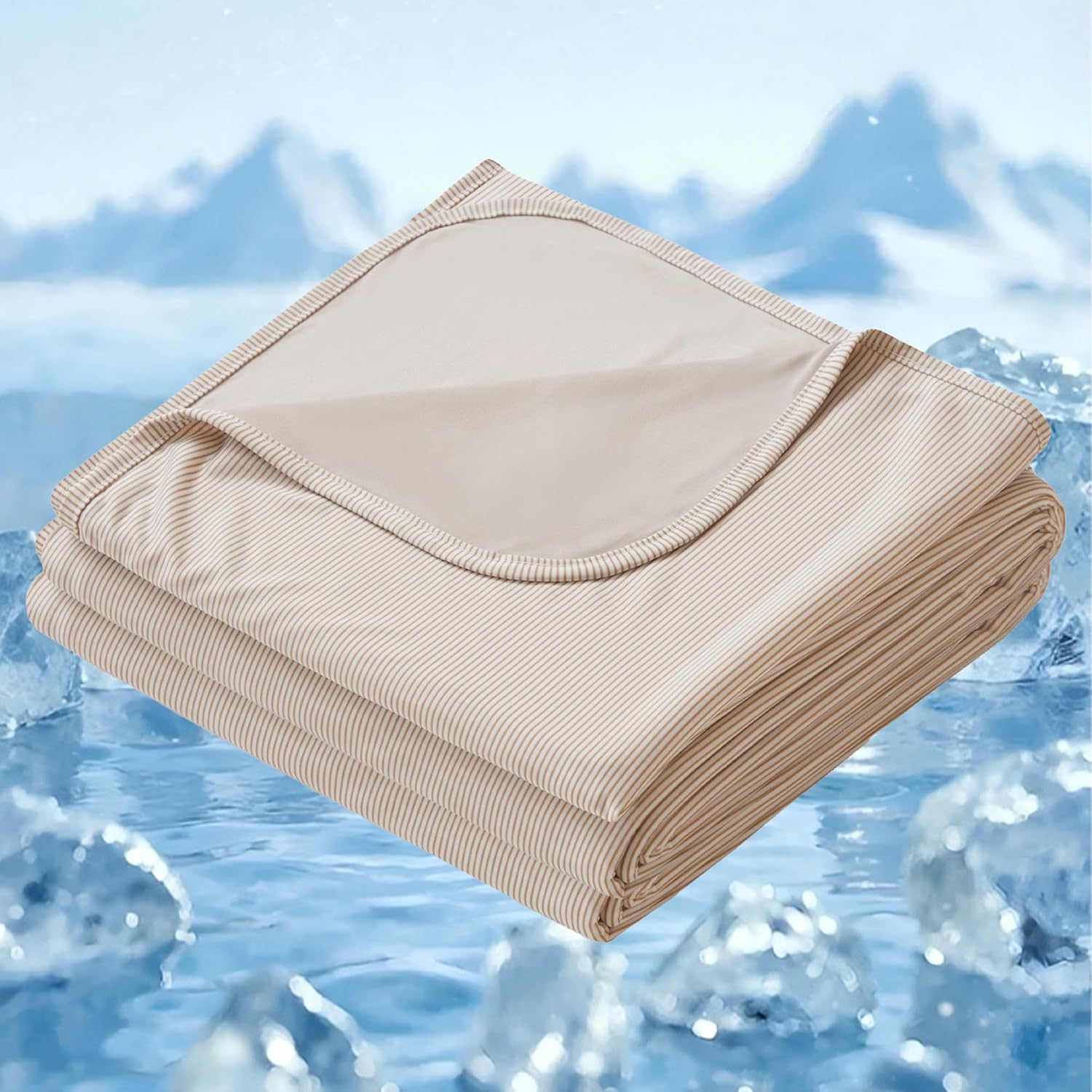 Cozy Comfort Cooling Blanket For Hot Sleepers With Breathable Fabric Light Summer Throw - Elesira