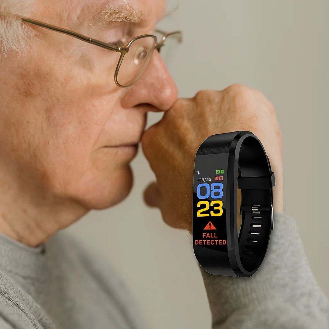 Pulsera para personas mayores con detección de caídas – monitor de actividad física | elesira