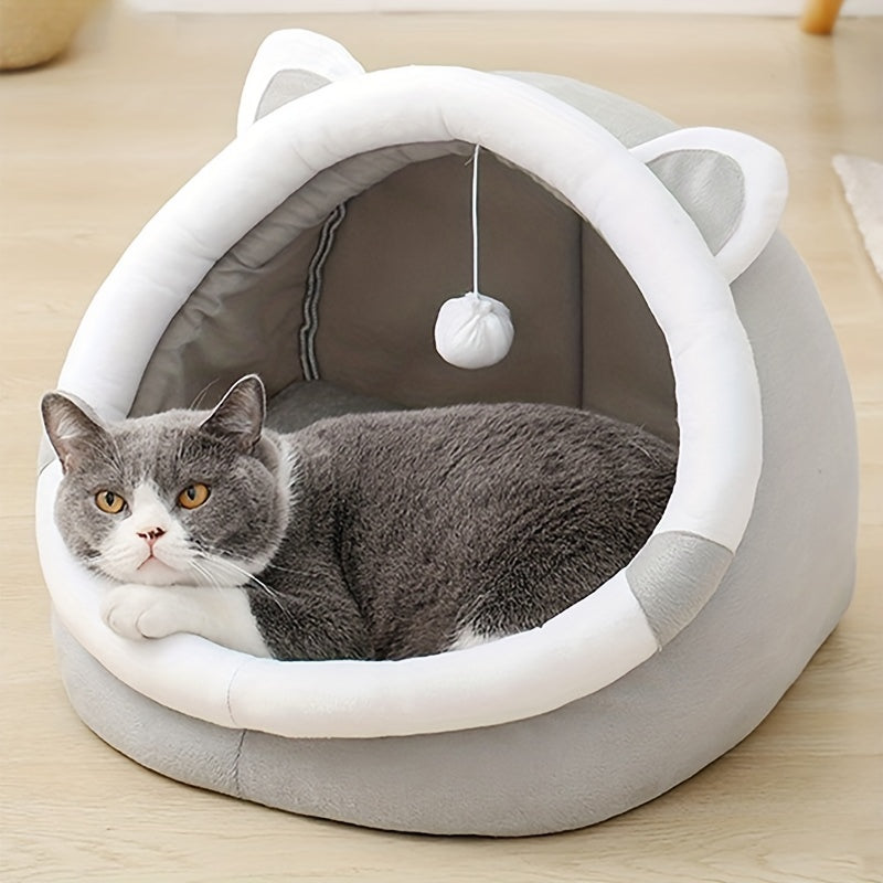 Snuggly Haven——舒适柔软的猫咪洞穴床，带来极致舒适 | elesira
