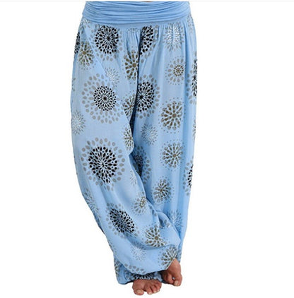 Pantalon Sarouel Femme Style Bohème – Coupe Large Ultra Confort
