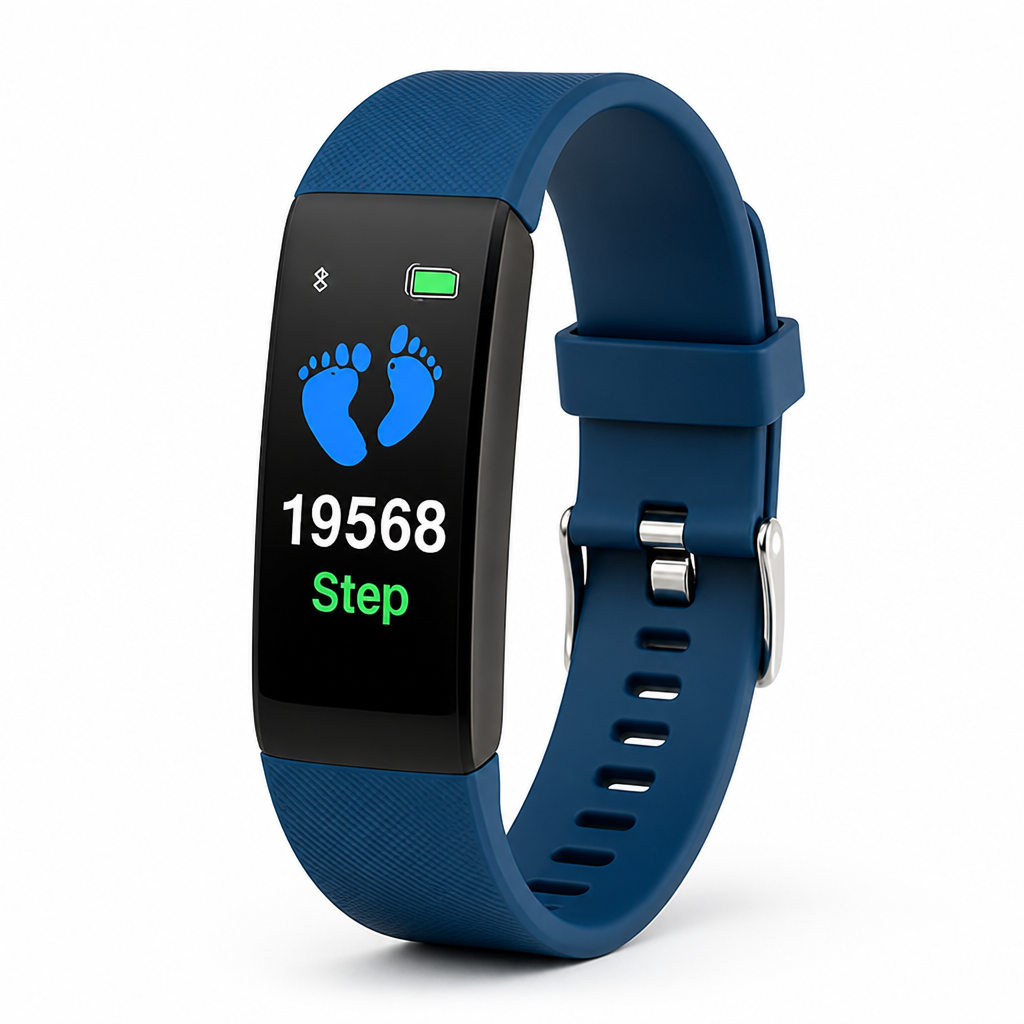 Simple LED Heart & Blood Pressure Senior Smartwatch | elesira
