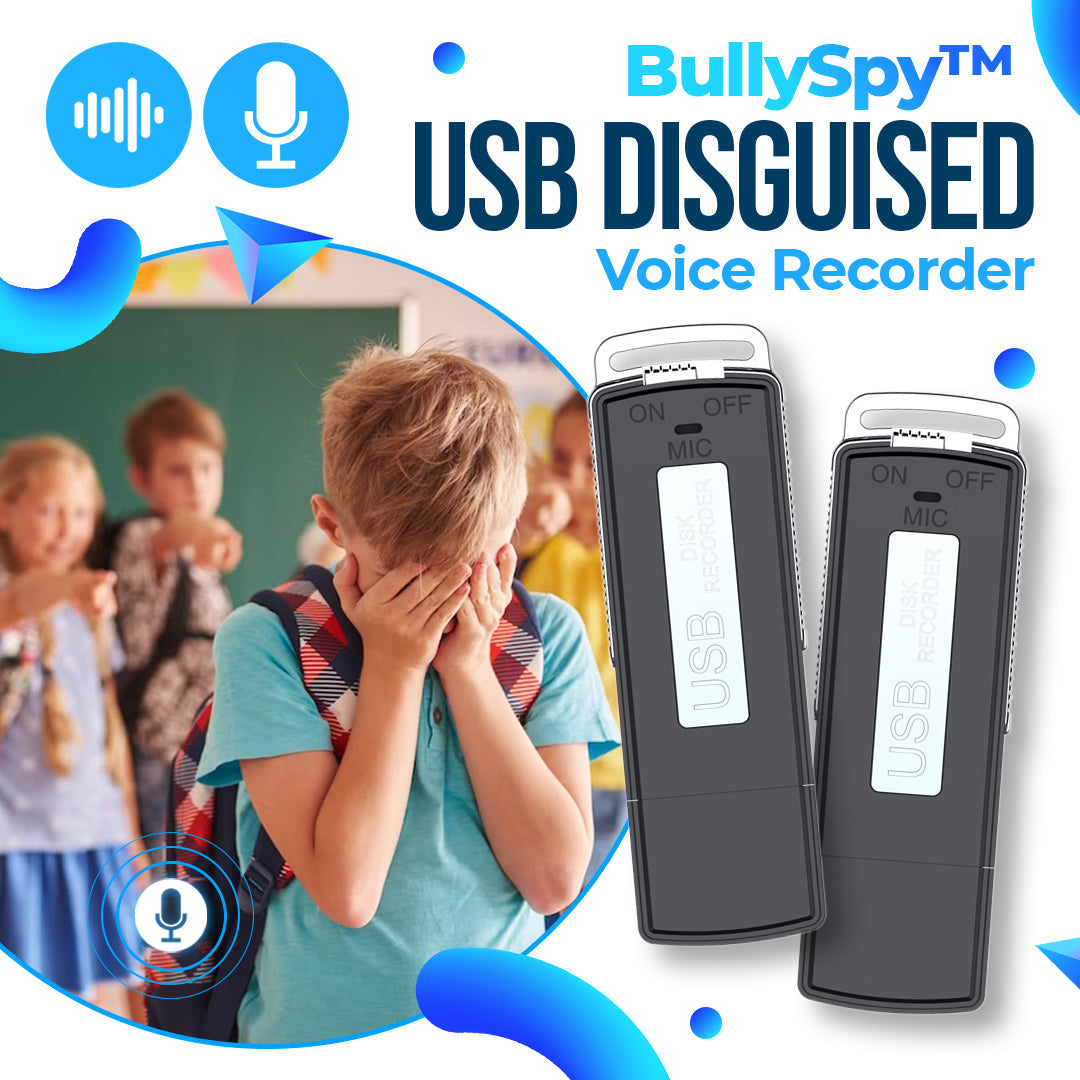 Diktiergerät - dezentes Design - Geräuschfilterung - BullySpy | elesira