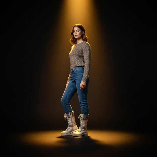 Bottines Femme à Talon Carré