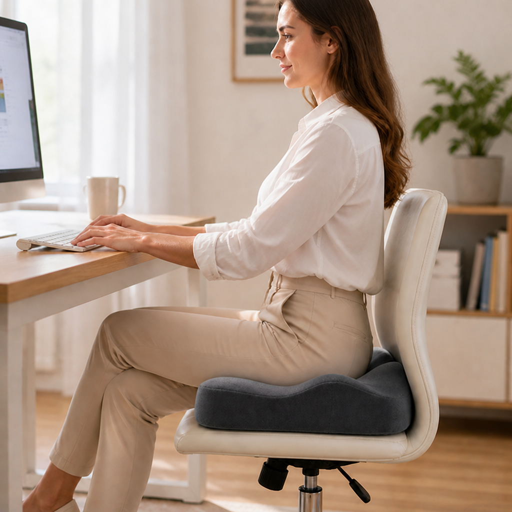 Sitterra | Sit Longer, Pain-Free, and Stand Taller with Effortless Comfort | elesira