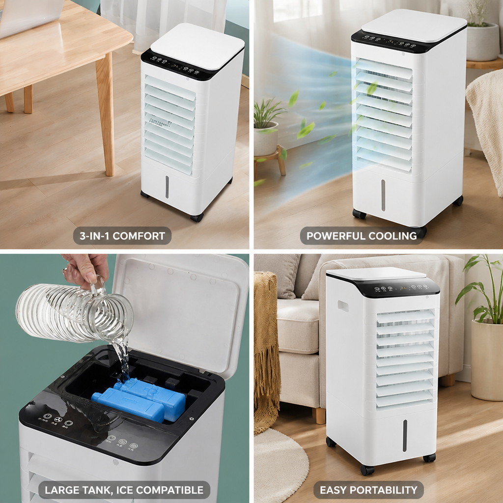 Windowless 3-In-1 Portable Air Cooler | elesira