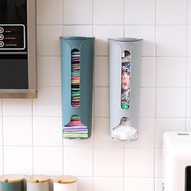 Wandgemonteerde organizer voor plastic zakken | elesira