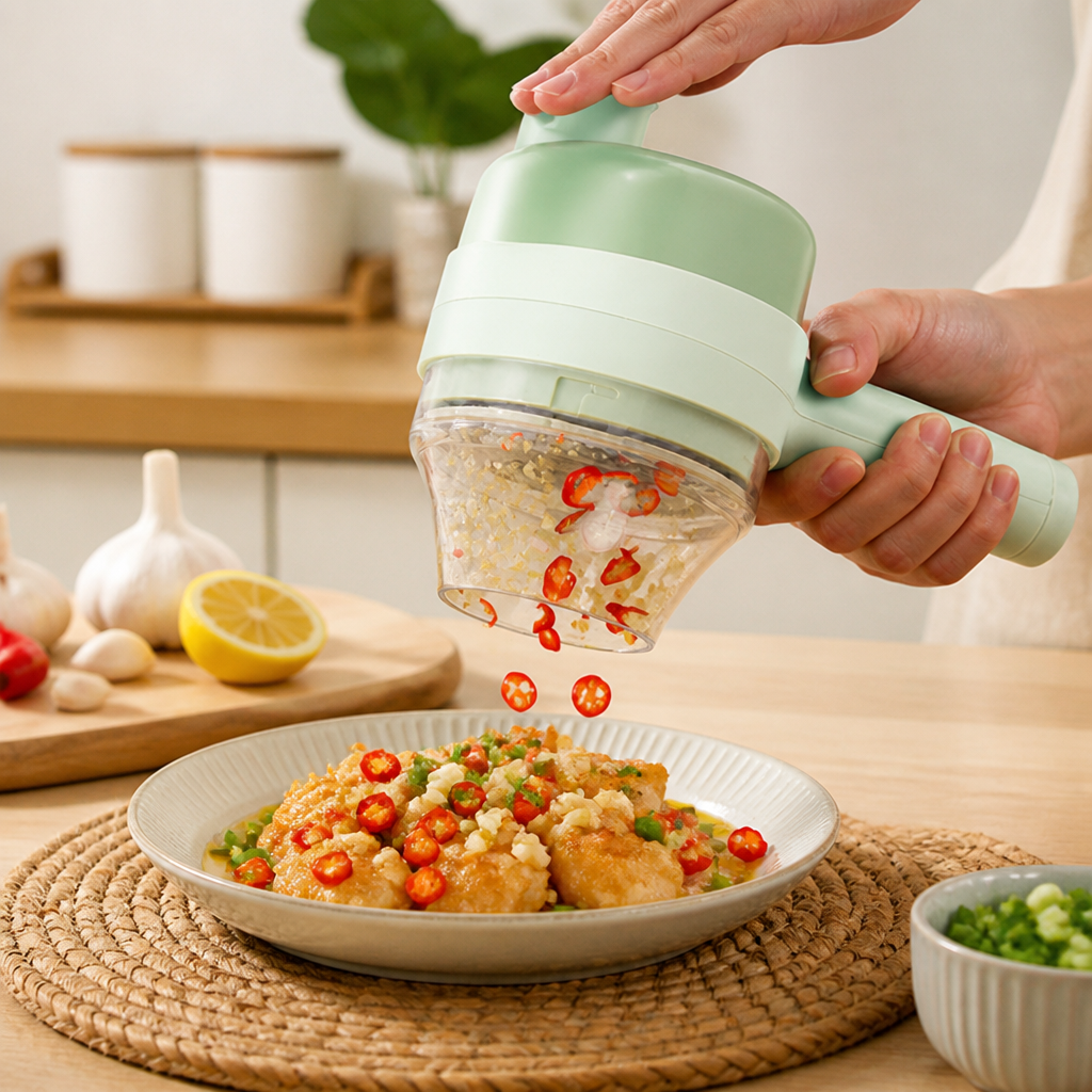 VerveSlice | Révolutionnez votre cuisine grâce à une préparation rapide et impeccable et à un nettoyage sans effort | elesira