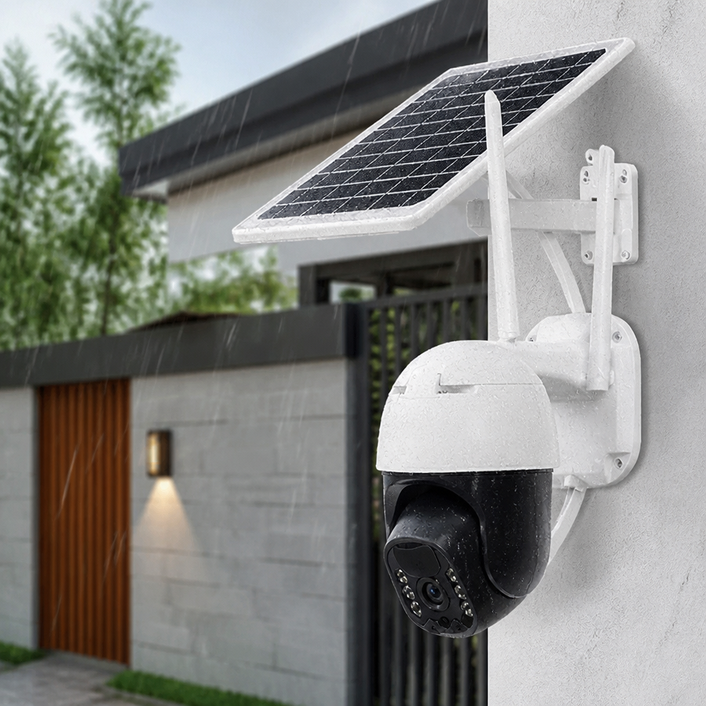 מצלמת אבטחה אלחוטית סולארית SolarSense | אבטחה בלתי ניתנת לשבירה המופעלת מהשמש, תמיד צופה ותמיד מוכנה | elesira