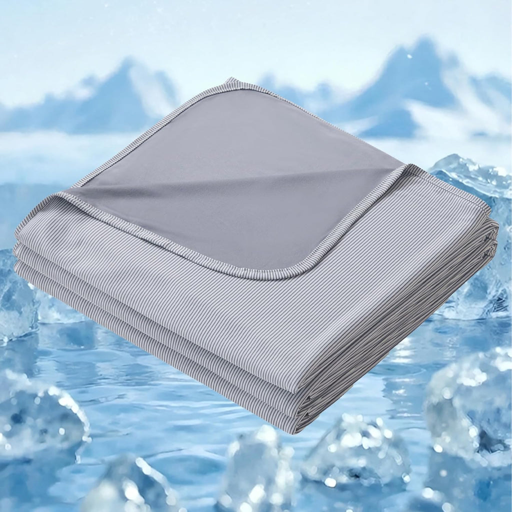 Cozy Comfort Cooling Blanket For Hot Sleepers With Breathable Fabric Light Summer Throw - Elesira