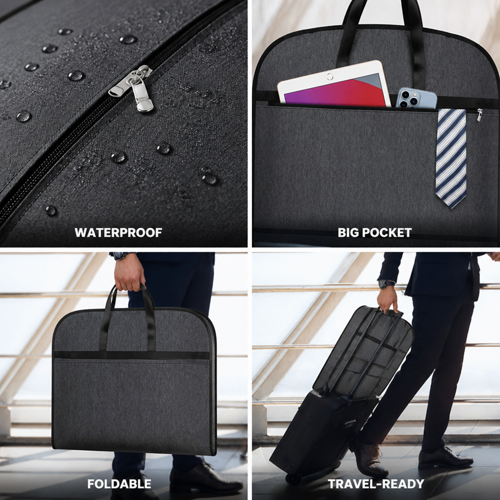 Waterproof Tear-Resistant Oxford Garment Bag | elesira