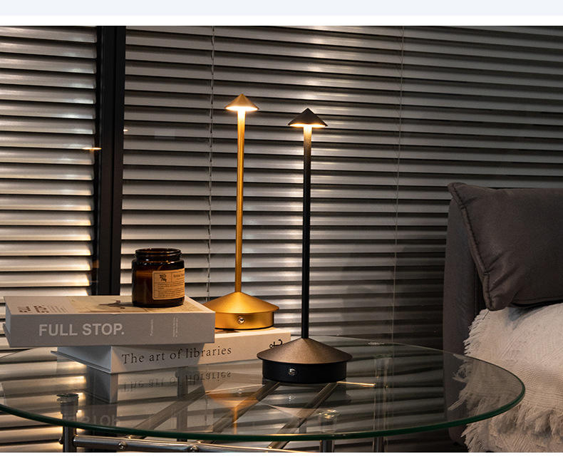 LumiGlow – Luxe Wireless Table Lamp with Memory Function and Adjustable Lighting | elesira