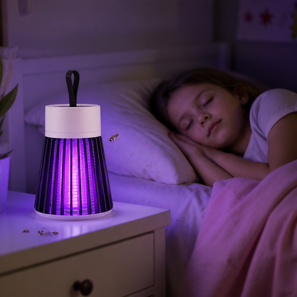 ZephyrGuard Mosquito & Fly Trap Lamp | Silent, Chemical-Free Protection for Peaceful, Bite-Free Living | elesira