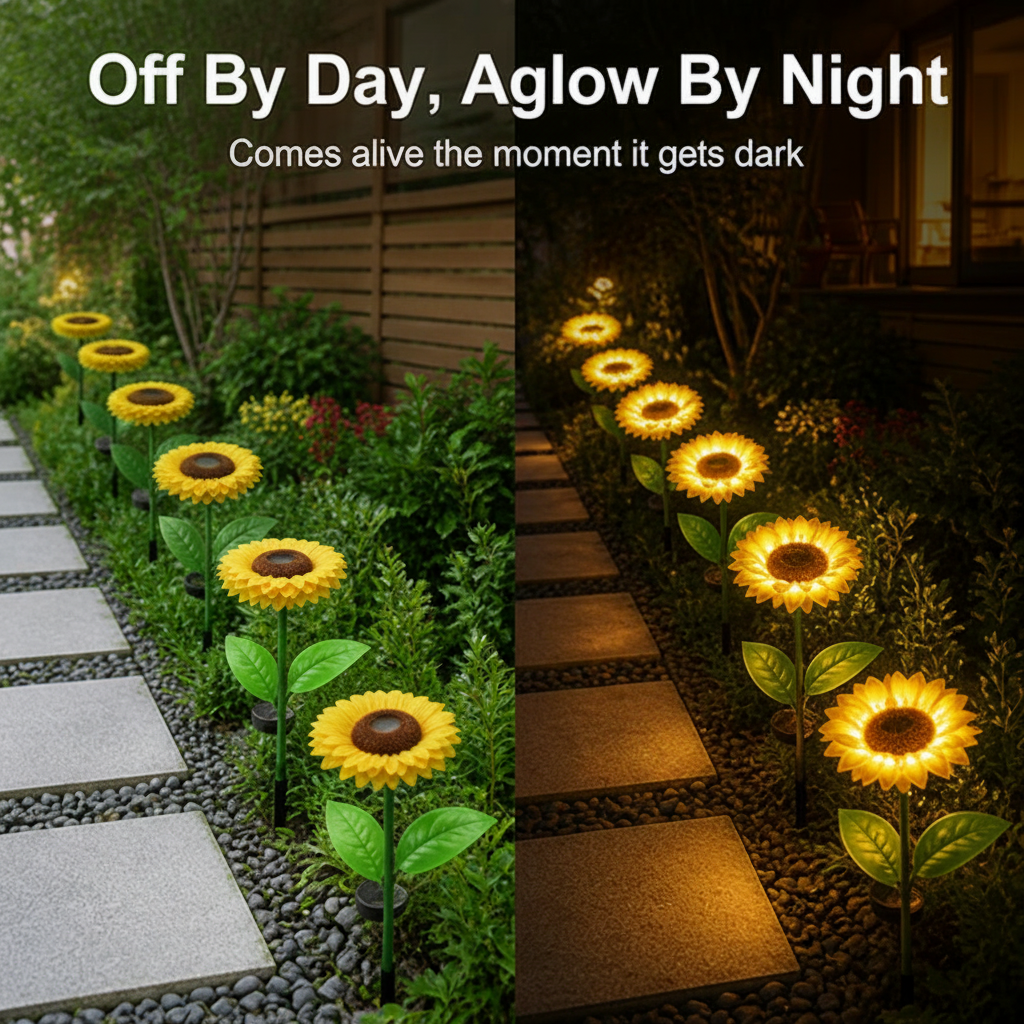 SoloraBloom | Transformez votre jardin en un havre féerique baigné d’une douce lumière chaque soir | elesira