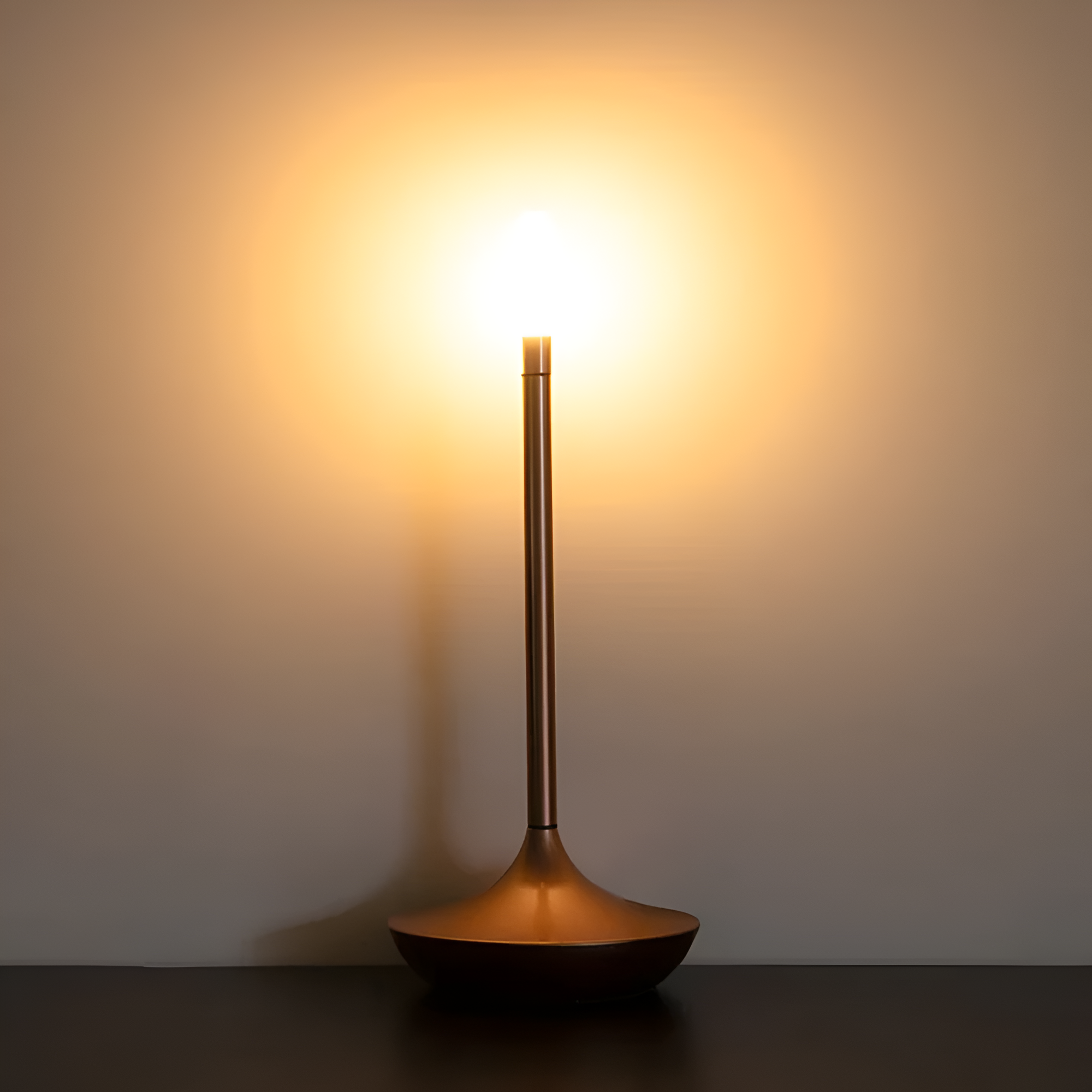 Přenosná válcová stolní lampa | elesira