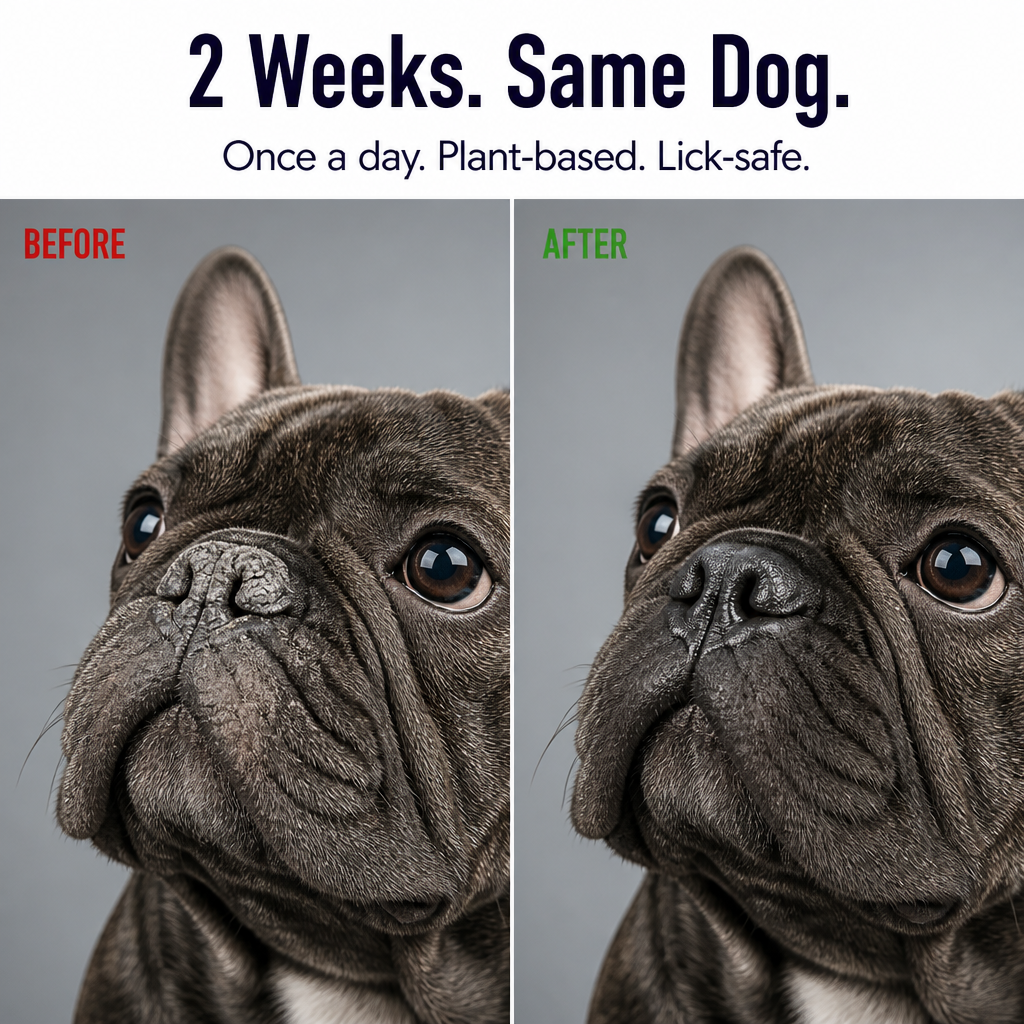 VeluraPaw | Restore His Crusty "Old-Man Nose" to Smooth, Healthy Black | elesira