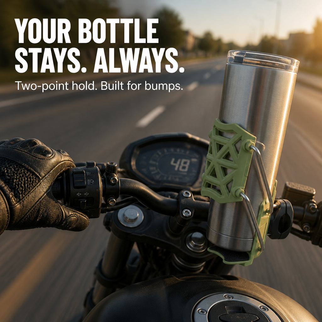 VeloGrip | Secure Your Bottle Firmly to Prevent Bouncing on Rough Rides | elesira