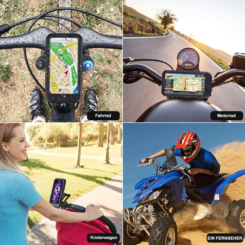Wireless Charging Bicycle Phone Mount – Waterproof Design | elesira