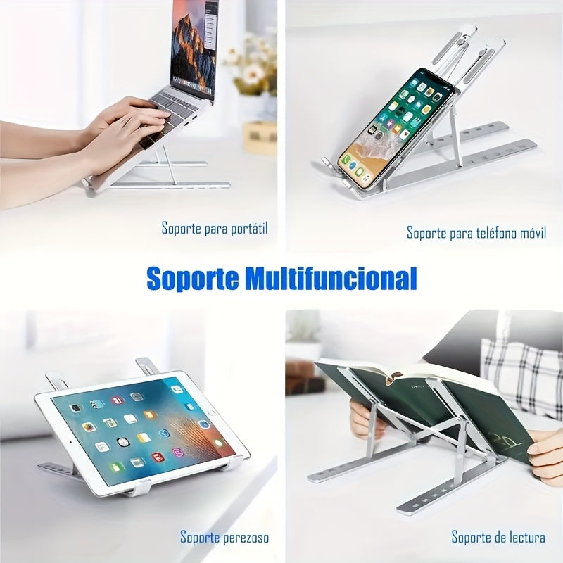 Versatile Aluminum Laptop Elevation Stand for Comfort | elesira